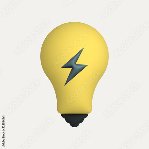 energy crisis concept. lamp icon illustration