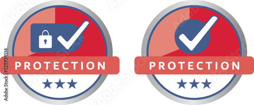 Most used protection button icons