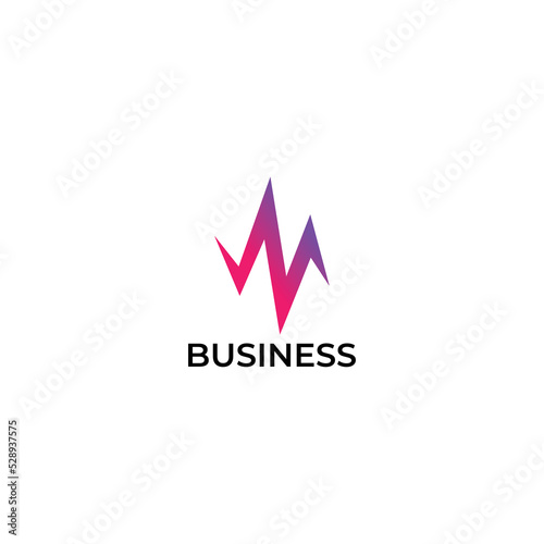 wave logo vector design illustration