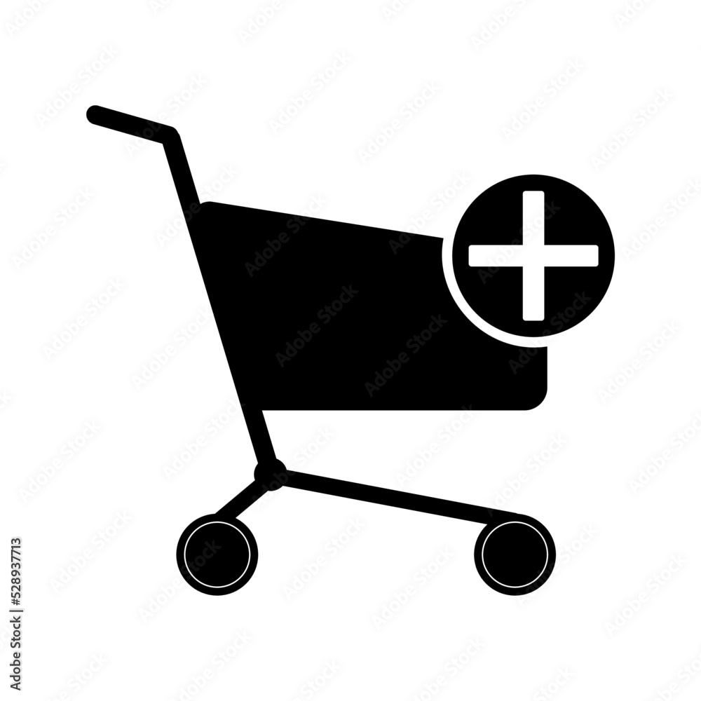 Shopping Cart Icon, Vector flat design style Shopping Cart Icon, Vector flat design style