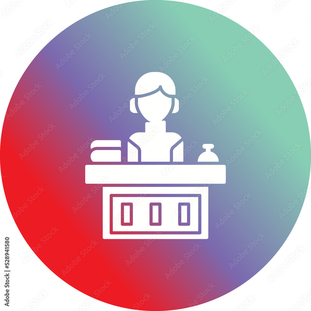 Office Reception Icon Office Reception Icon