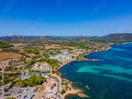 Cala Bona Port, Mallorca from Drone Aerial Photos of Spain