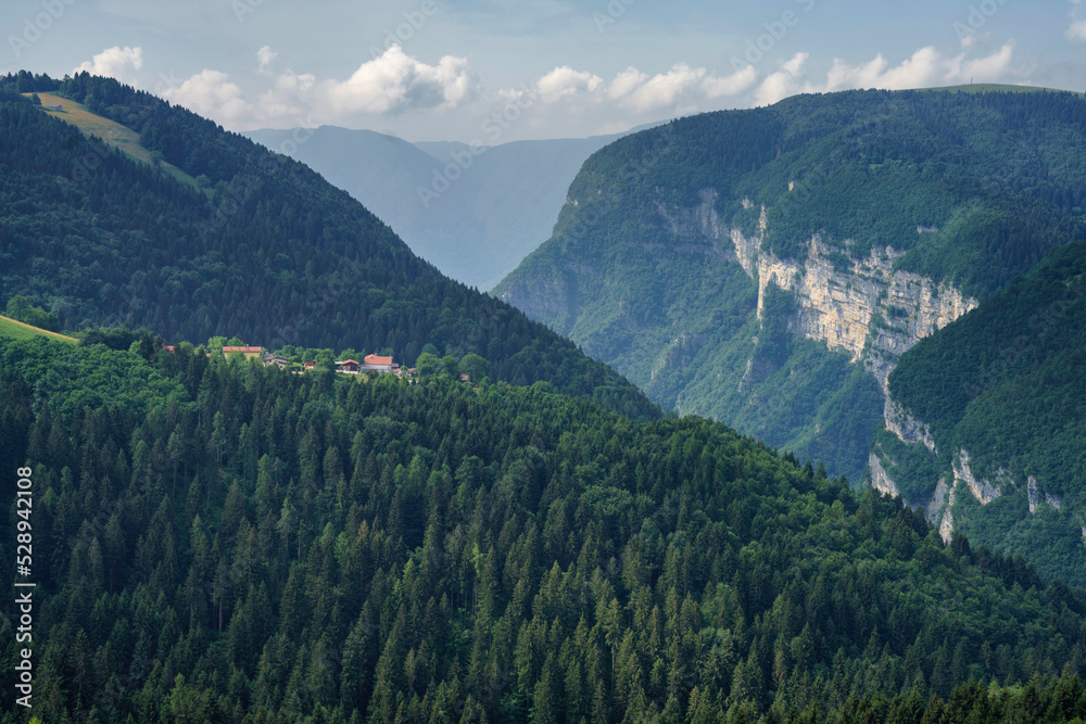Fototapeta premium Landscape on the plateau of Asiago, Vicenza