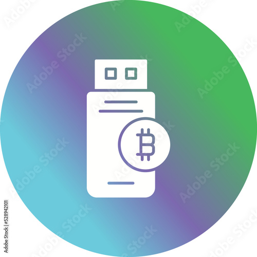 Bitcoin Usb Device Icon