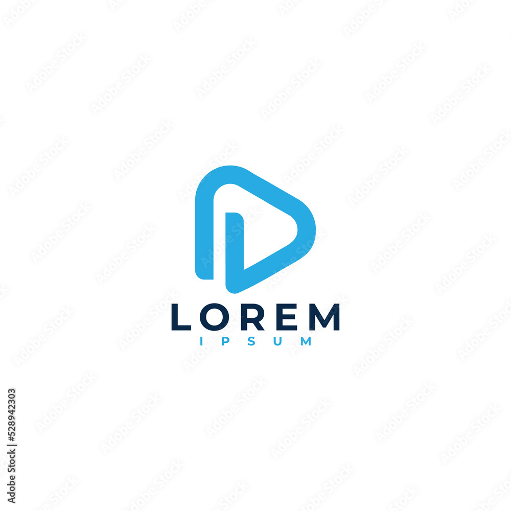 Letter D V logo icon design template elements Letter D V logo icon design template elements