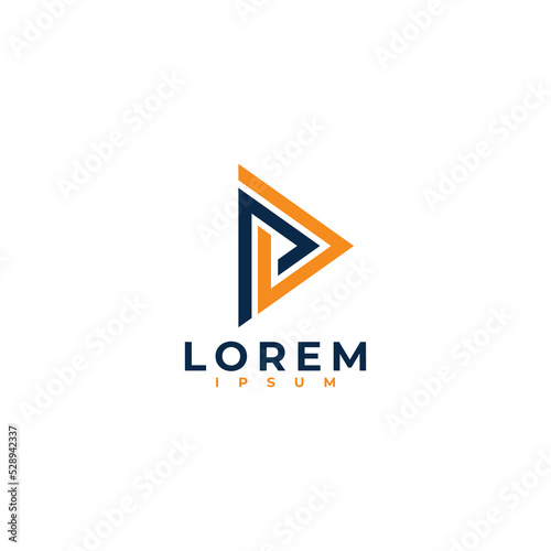 Free Download Letter D V logo icon design template elements - GFXLoad