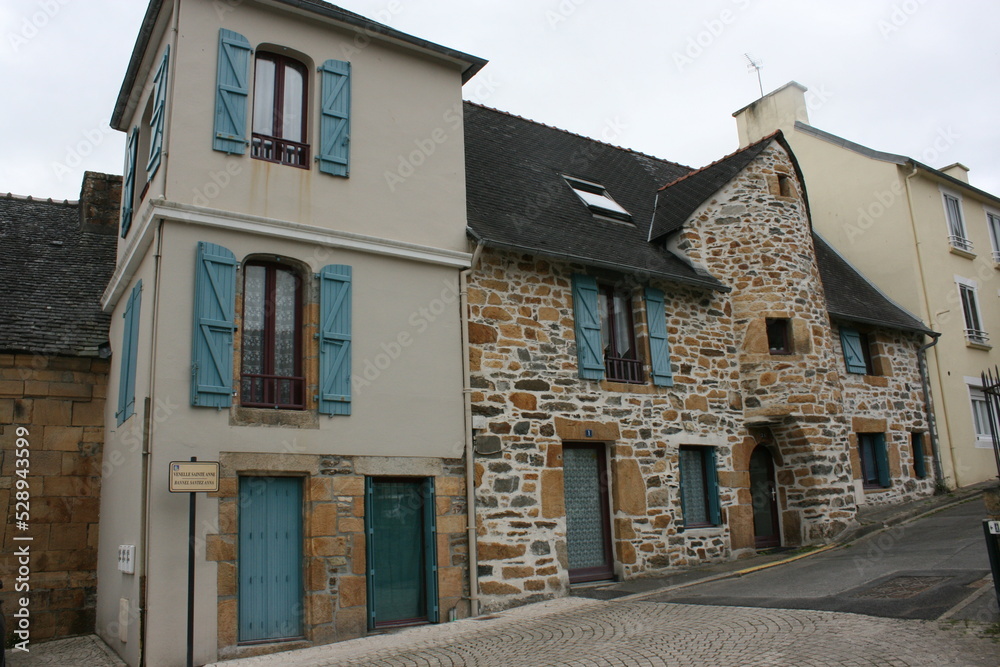 Ville de Landerneau (Bretagne, Finistère, France)