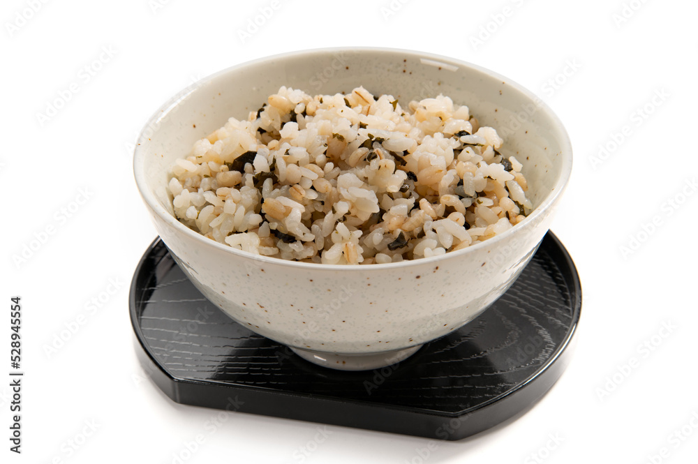和食、ワカメの炊き込みごはん 和食、ワカメの炊き込みごはん