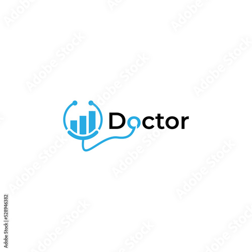 doctor stat logo vector illustration