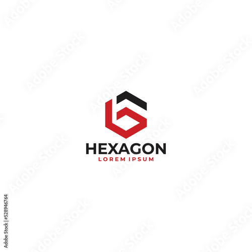 Free Download abstract hexagon logo vector illustration - GFXLoad