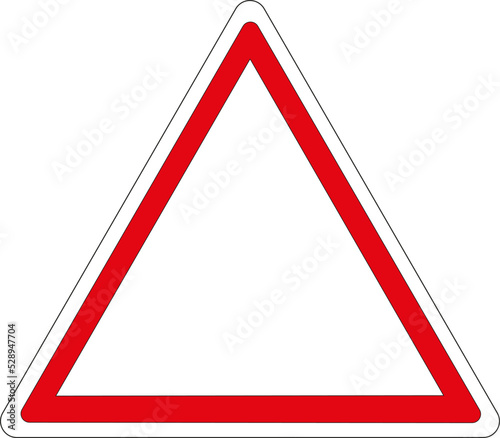 Panneau routier: Danger permanent 