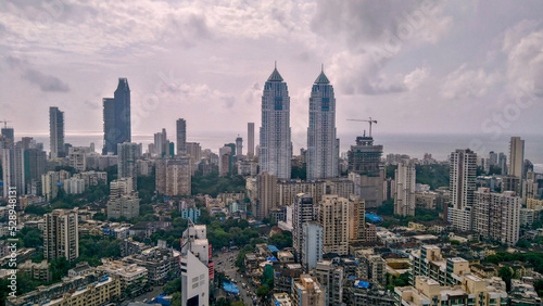 South Mumbai Tardeo Area Top Angle Aerial View