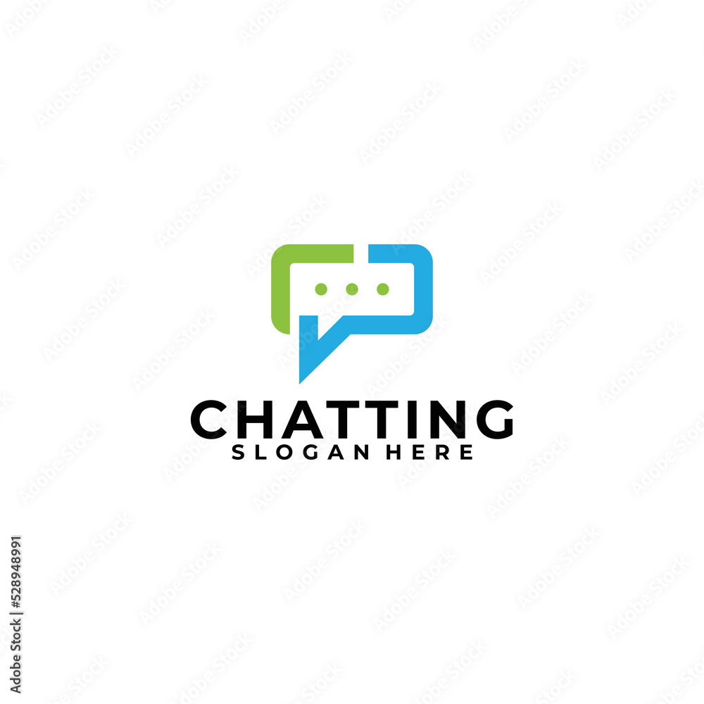 talk or chatting logo vector illustration talk or chatting logo vector illustration