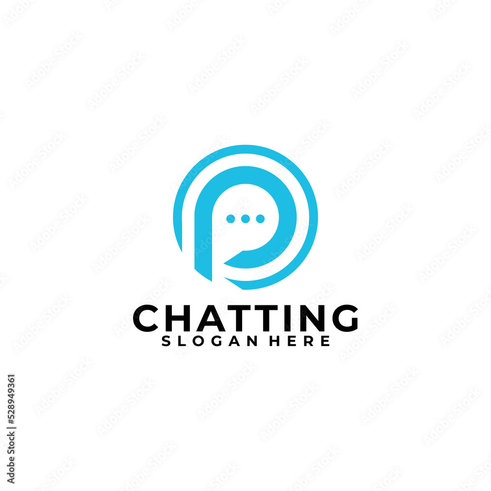 talk or chatting logo vector illustration talk or chatting logo vector illustration