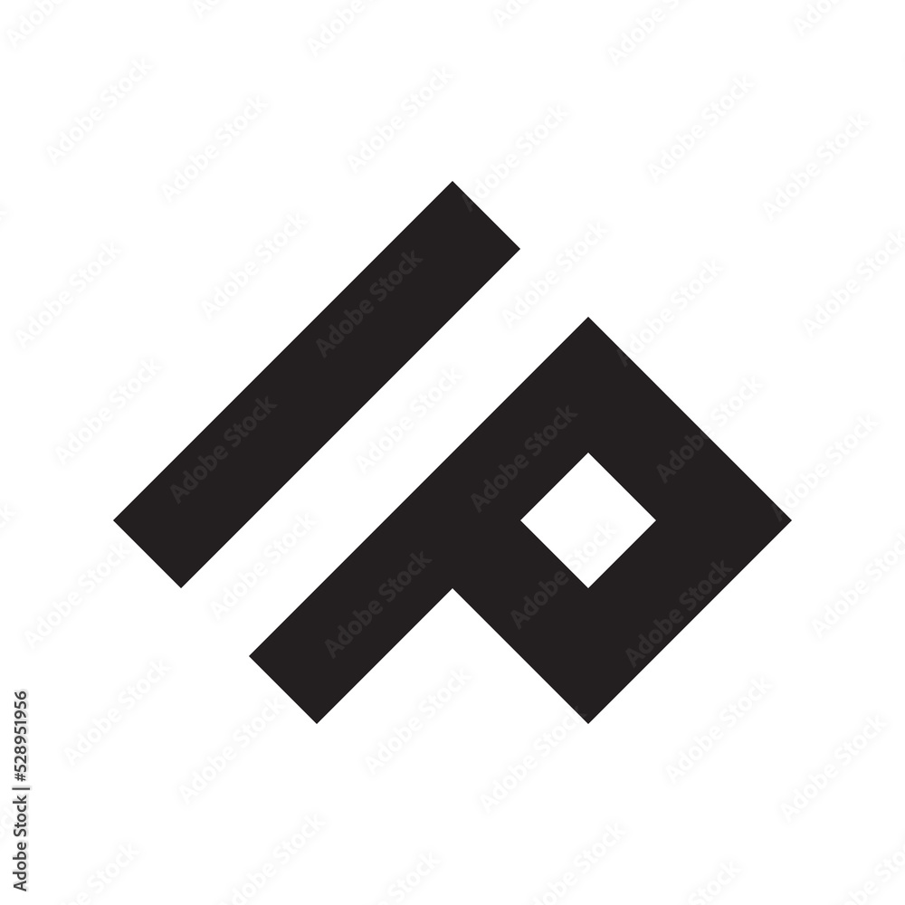 Obraz premium IP icon logo design vector isolated on white background.