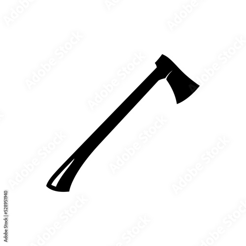 flat icon axe vector illustration on white background.