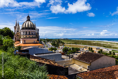 panoramic view of the city of Ilheus, State of Bahia, Brazil