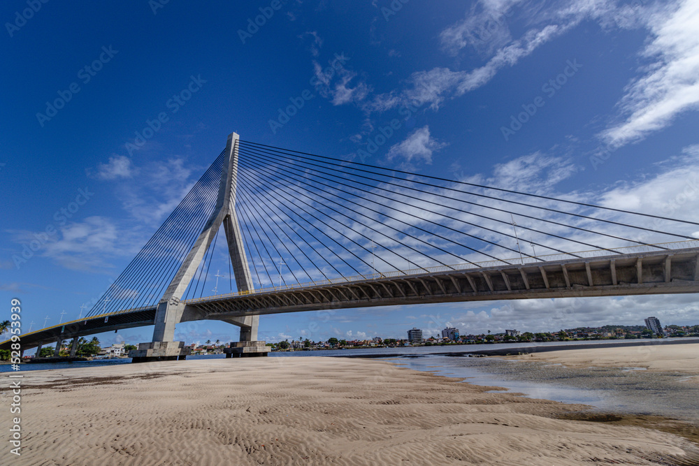 Jorge Amado bridge in the city of Ilheus, State of Bahia, Brazil Jorge Amado bridge in the city of Ilheus, State of Bahia, Brazil