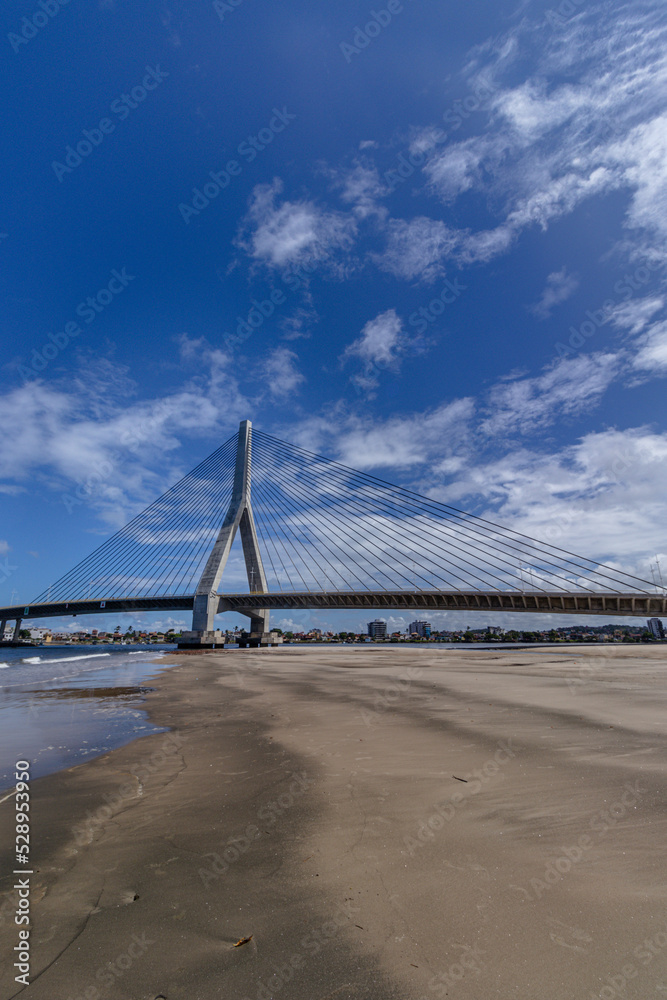 Fototapeta premium Jorge Amado bridge in the city of Ilheus, State of Bahia, Brazil