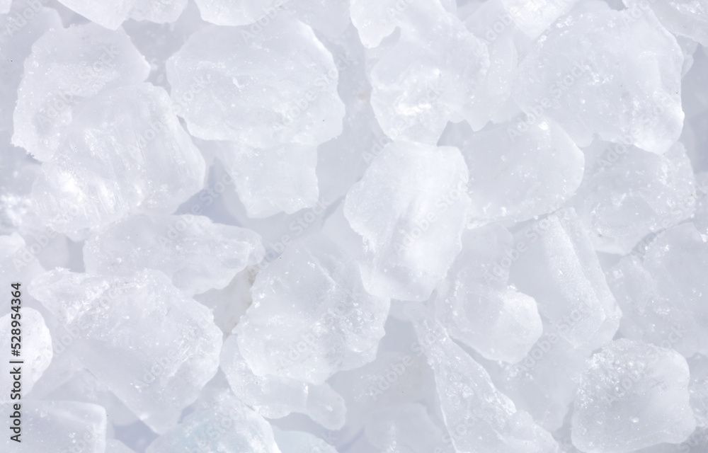 Salt crystals, sea salt as background and texture. Ice crystals Salt crystals, sea salt as background and texture. Ice crystals
