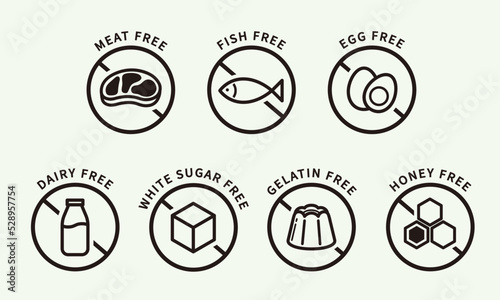 vegan,ヴィーガン向け食品表示ラベルのアイコン_Food Labeling for Vegans