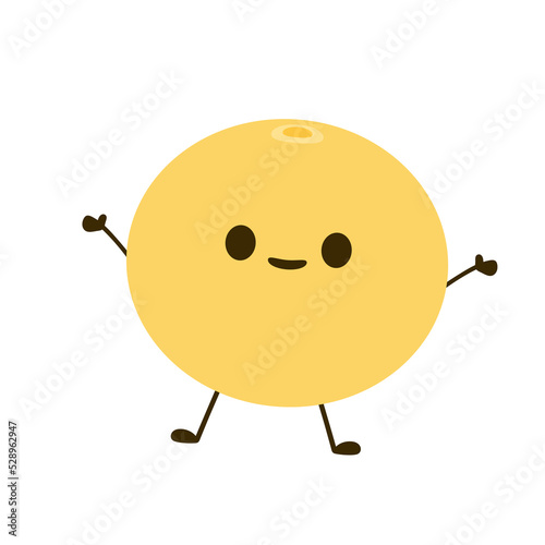 Soybean vector. Soybean character design.