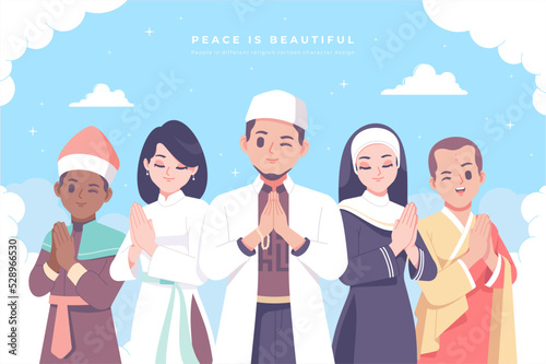 religion of the world character design collection