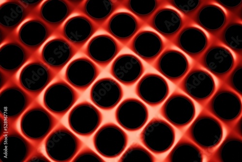 Red Circle Pattern Background