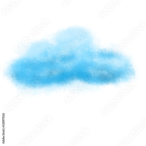 abstract cloud sky watercolor style