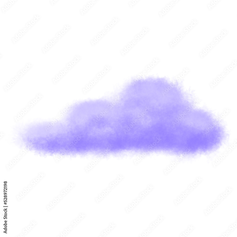 abstract cloud sky watercolor style