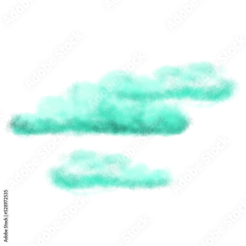 abstract cloud sky watercolor style