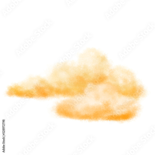 abstract cloud sky watercolor style