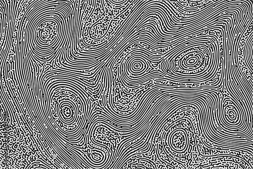 Turing ornament halftone puzzle pattern. diffuse
