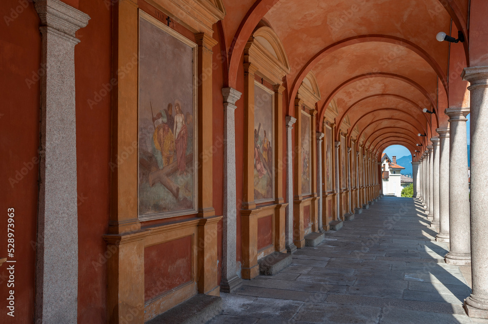 Cloister of the Church of SS Gervasio and Protasio in Baveno Cloister of the Church of SS Gervasio and Protasio in Baveno