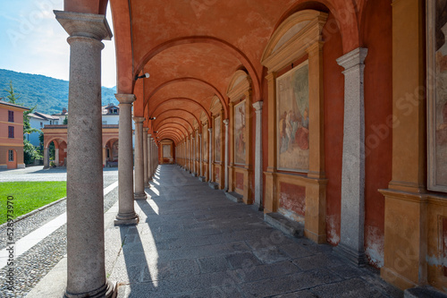 Cloister of the Church of SS Gervasio and Protasio in Baveno photo