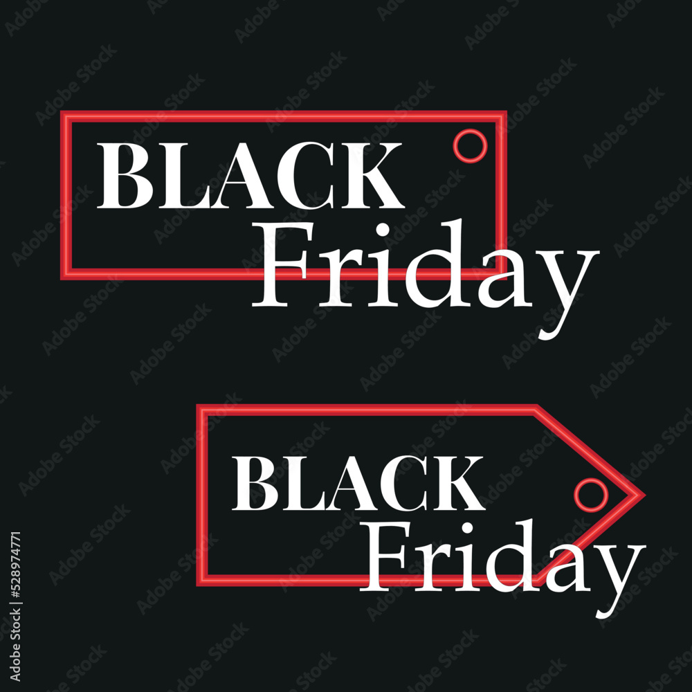 Black Friday label