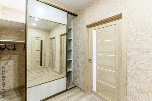 Russia  Moscow- May 21  2020  interior apartment corridor  hallway  doors