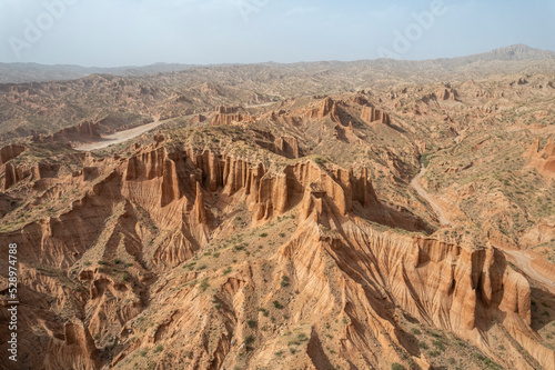 rift valley in the gobi in Xinjiang China © 哲 樊