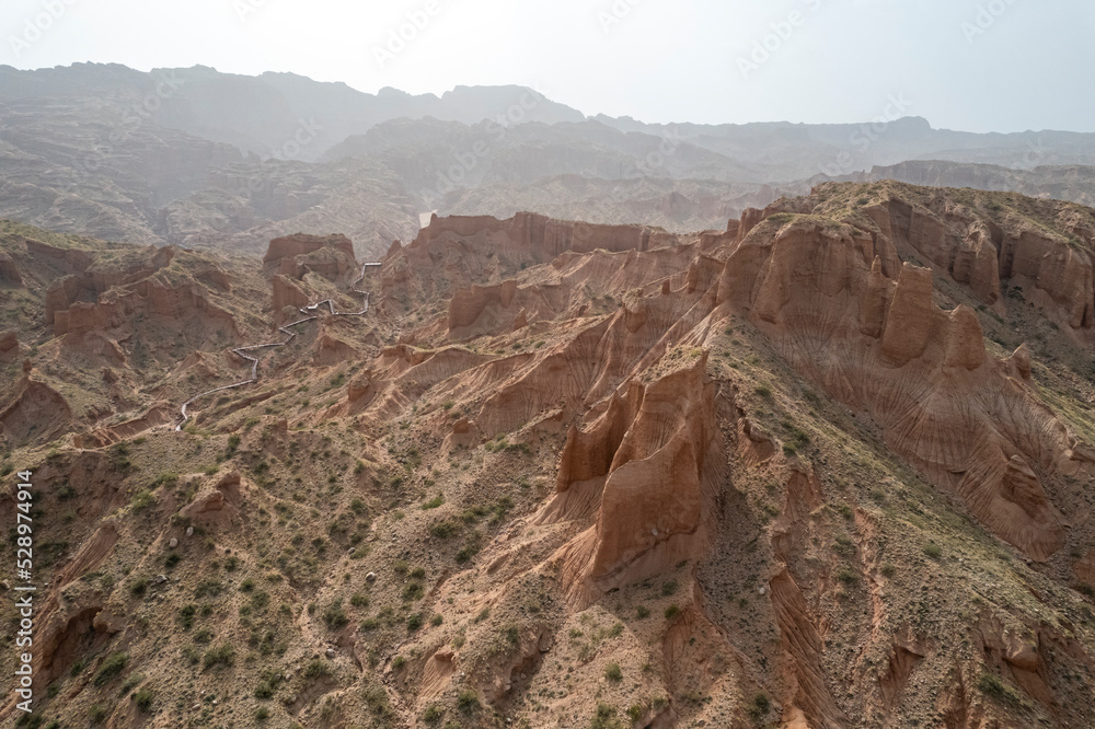 rift valley in the gobi in Xinjiang China