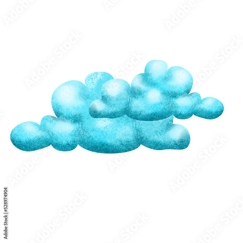 abstract cloud sky watercolor style