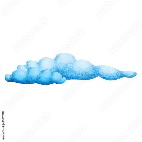 abstract cloud sky watercolor style