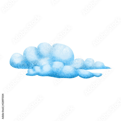 abstract cloud sky watercolor style