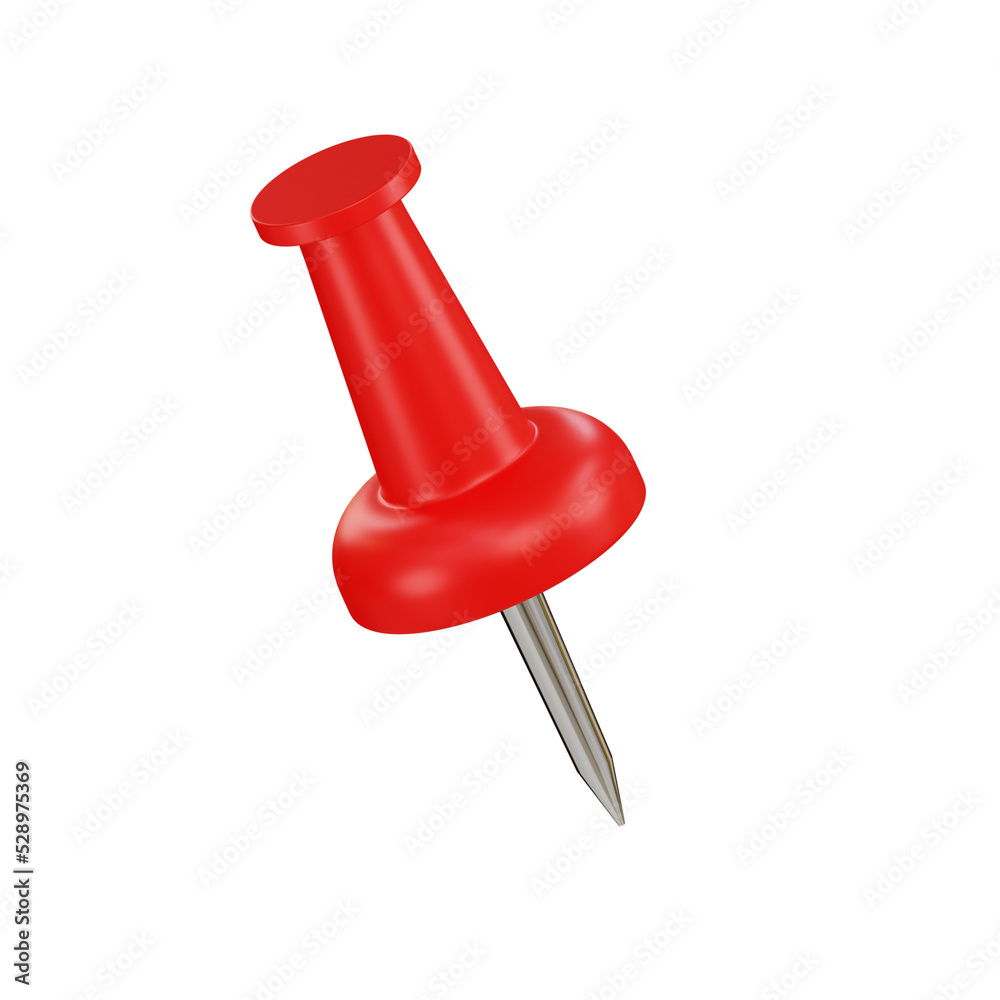 red push pin red push pin