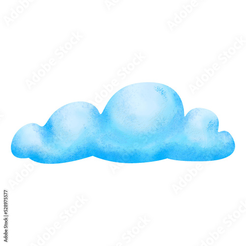 abstract cloud sky watercolor style