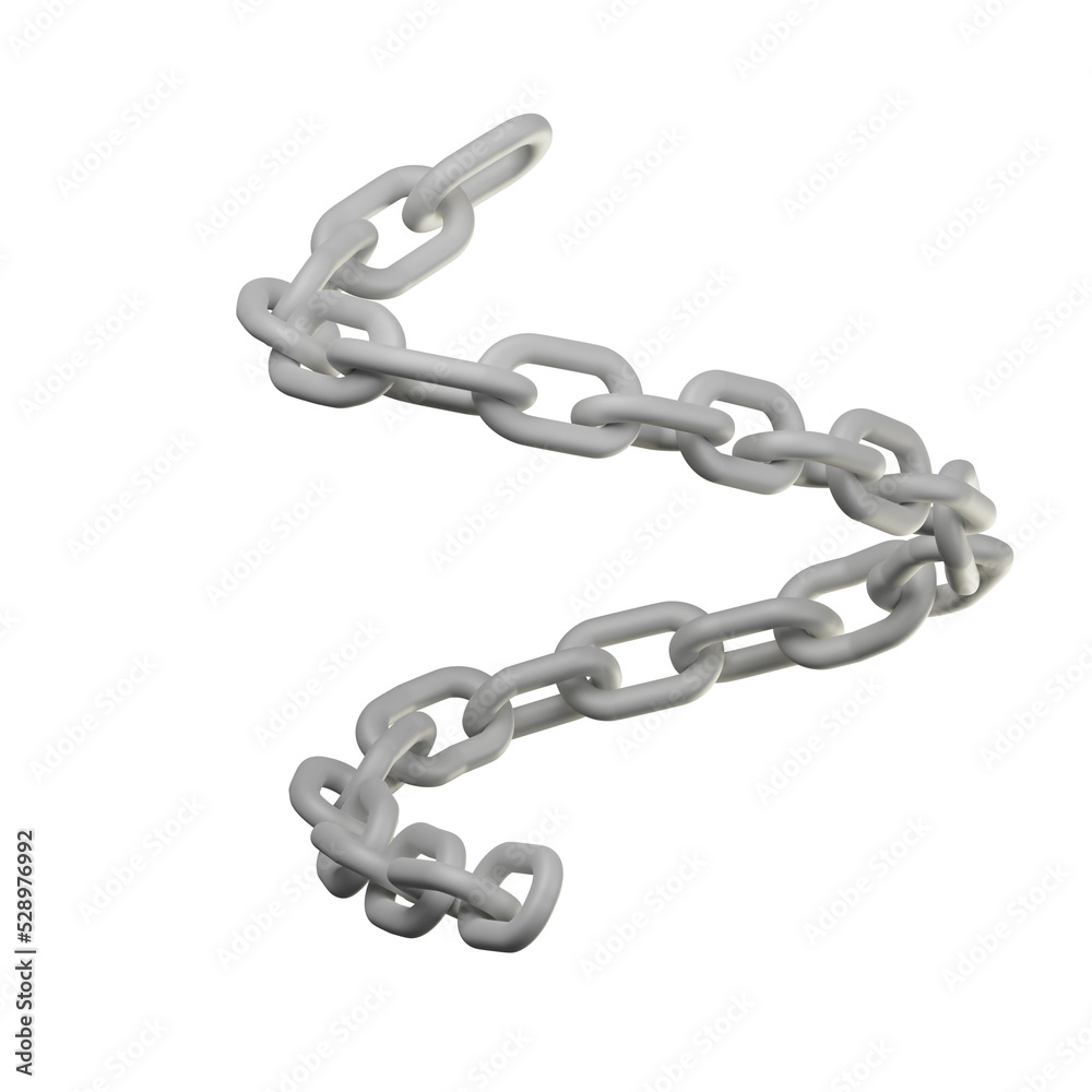 Obraz premium 3D Chain Illustration 