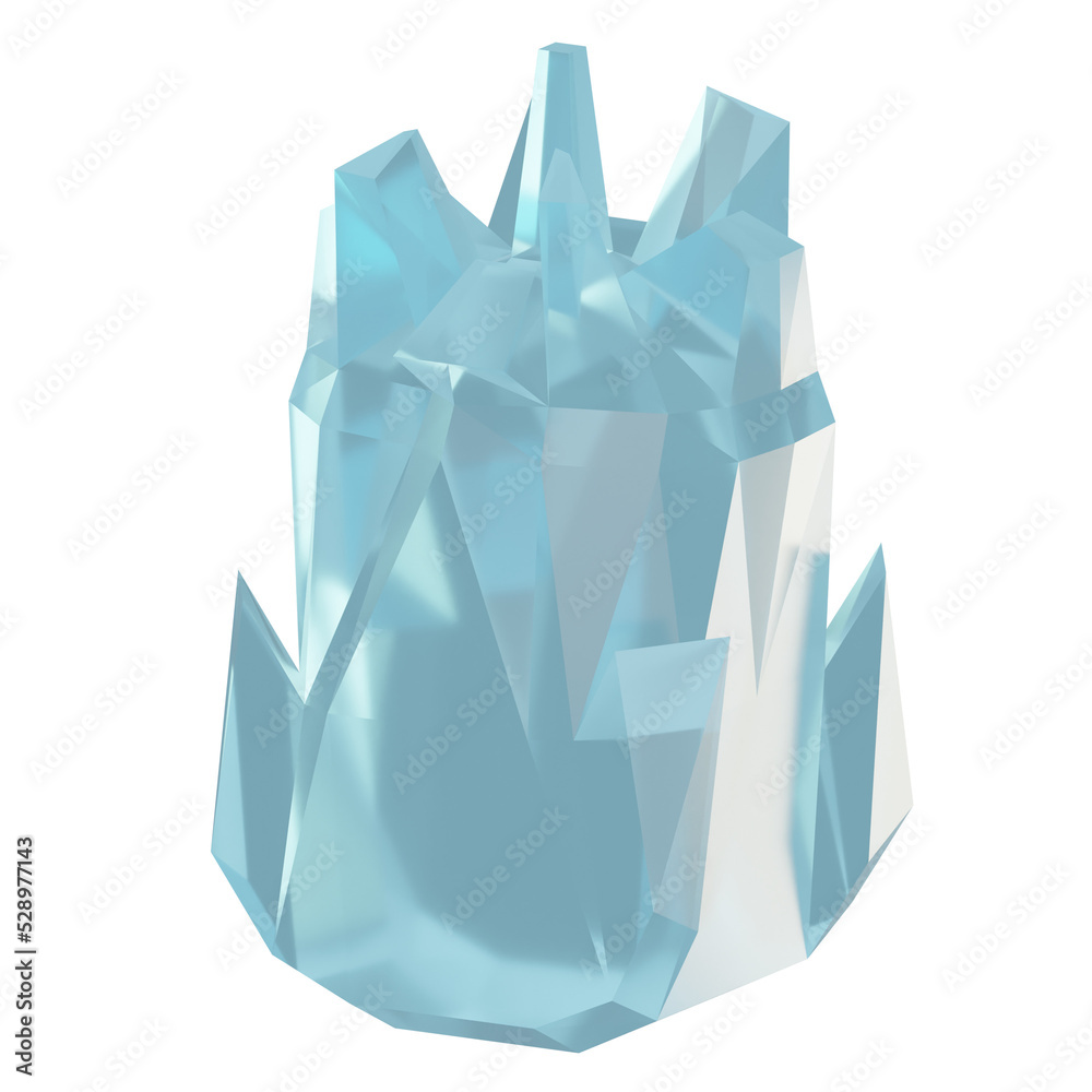 3D Ice Illustration 3D Ice Illustration