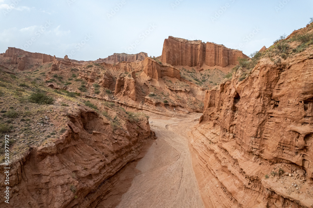 rift valley in the gobi in Xinjiang China