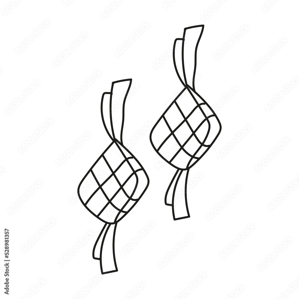 Obraz premium islamic ramadan doodle decoration