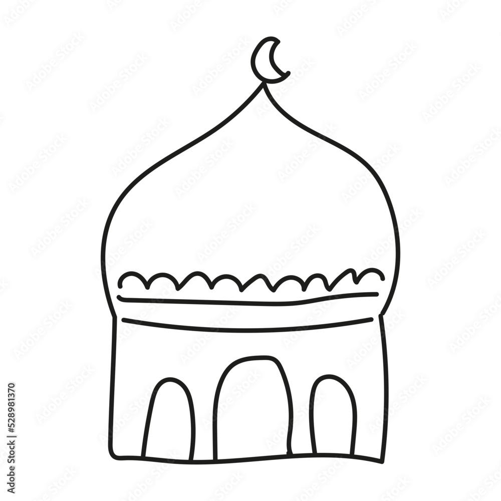 islamic ramadan doodle decoration islamic ramadan doodle decoration