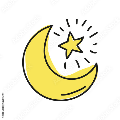 islamic ramadan doodle decoration